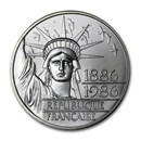 1986 France Silver 100 Francs Piedfort Statue of Liberty BU 1986 France Silver 100 Francs Piedfort Statue of Liberty BU